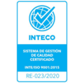 Certificación INTECO del sistema de gestión de calidad ISO 9001:2015